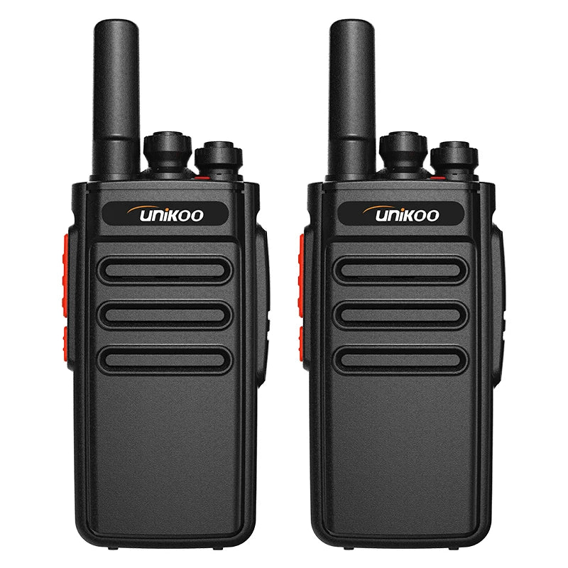 UNIKOO UK231S Walkie Talkie 2 pcs Mini  Handheld Two Way Radio Portable Communication Equipment PTT Radio for Camping