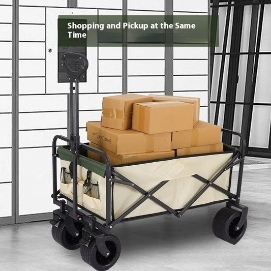 Outdoor Folding Camping Hand Pulled Cart