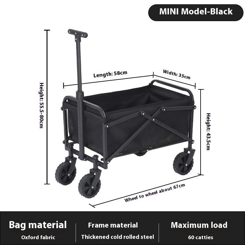 Outdoor Folding Camping Hand Pulled Cart