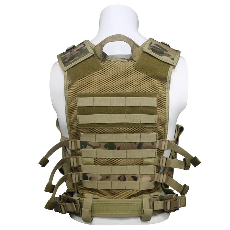 Molle Tactical Army Vest Armor Plate Tactical Airsoft Carrier Vest CP