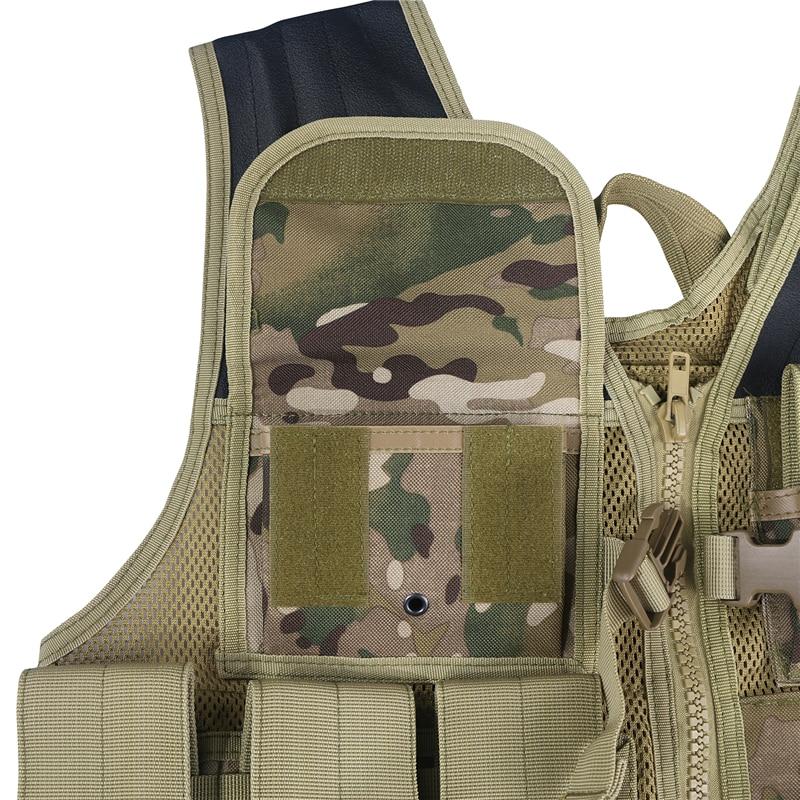 Molle Tactical Army Vest Armor Plate Tactical Airsoft Carrier Vest CP